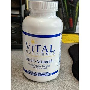 Vital Nutrients - Multi-Minerals - Citrate/Malate Formula (No Copper or Iron) -